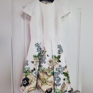 Ted Baker White Floral Dress